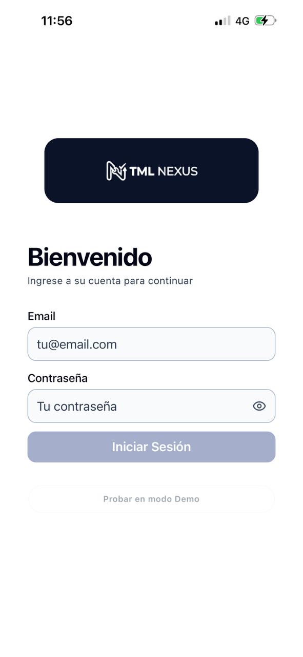 TML NEXUS — Login